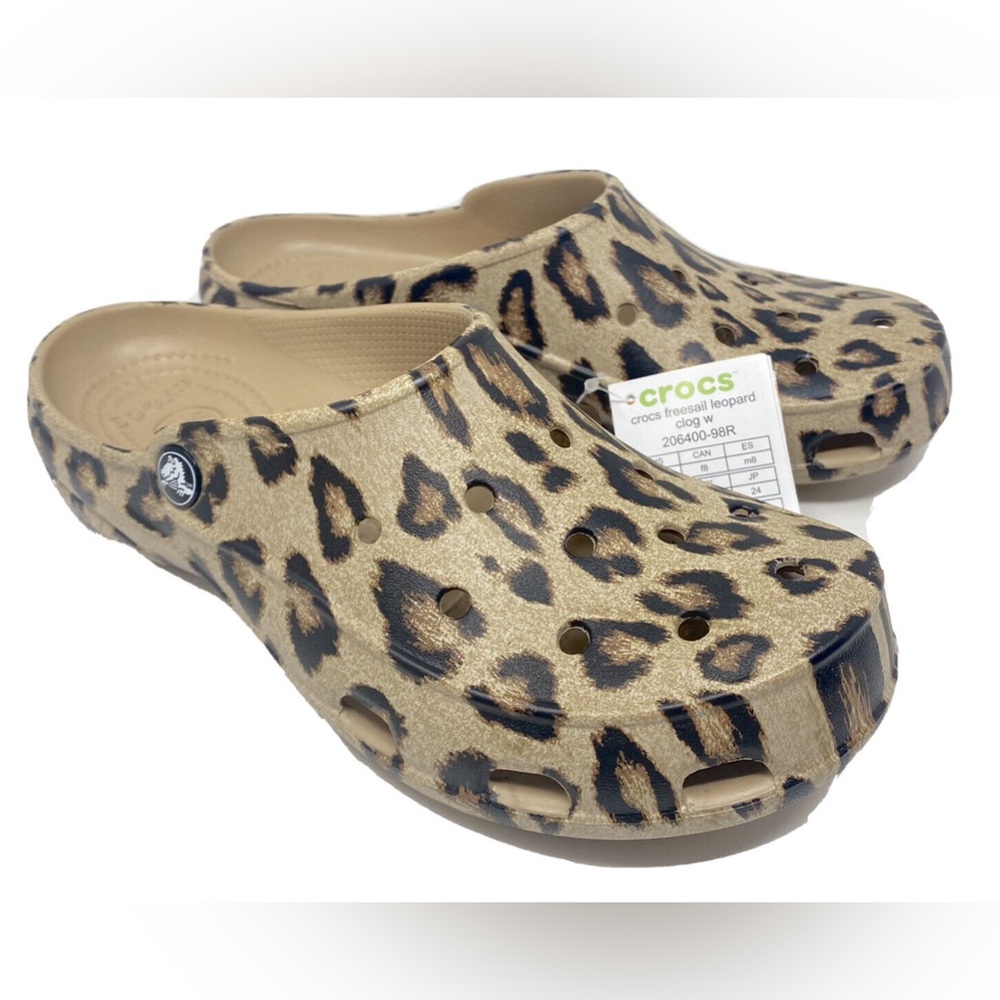 Leopard Crocs